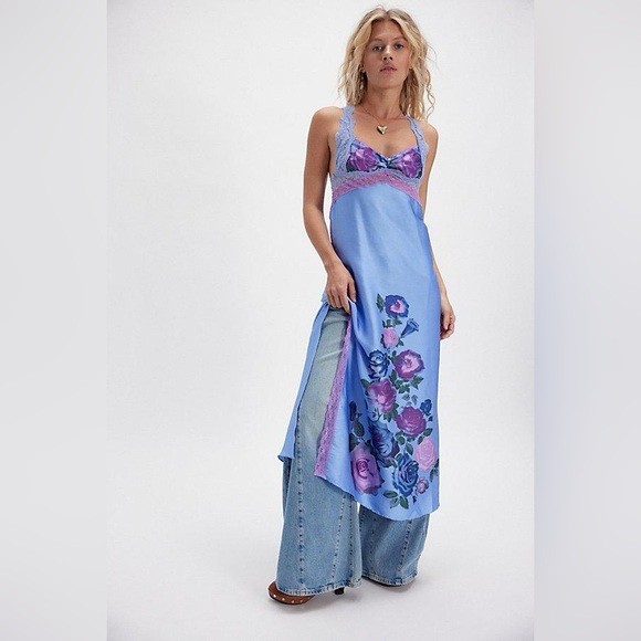 Intimately By Free People Dresses & Skirts - NWT Intimately Free People Just Dreamy Maxi in Blue Vista
